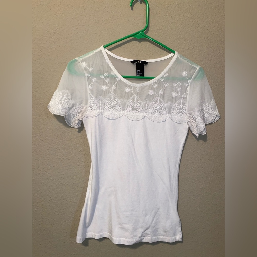 White womens shirt